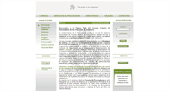 Desktop Screenshot of consejoandaluzdeprocuradores.com